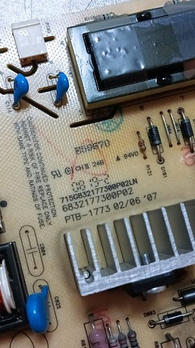 Écran hp carte alimentation pcb alim 6832177300P02 TV télé télévision - Photo 2/3