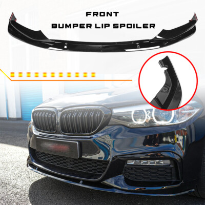 Frontspoiler Lippe passt für BMW 5er G30 G31 mit M-Paket 17-20 Schwarz Glanz