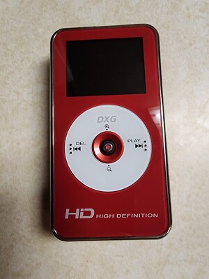 DXG-567V HD 720p 5.0 MP Mini Camcorder High Definition Red No Box