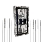 50 PROFESSIONAL Disposable Tattoo Needles On Bar Round Liner Shader Magnum Flat