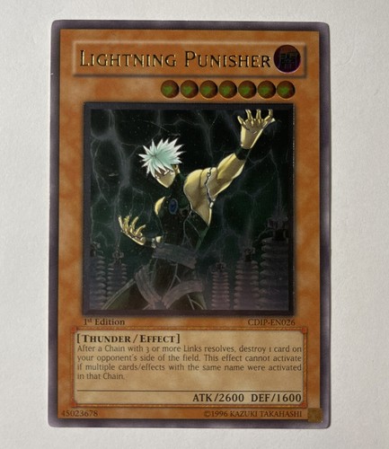 YuGiOh - Lightning Punisher - 1st Edition - CDIP-EN026 - Ultimate Rare - Picture 1 of 3
