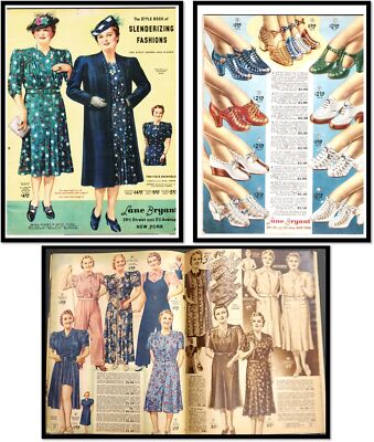 Fashion Lane Bryant Catalog Style Book of Slenderizing Spring  Summer1939
