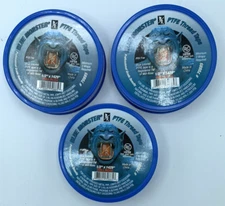 Blue Monster Tape 70885 PTFE Teflon Thread Tape 1/2" x 1429" New (3 PACK)