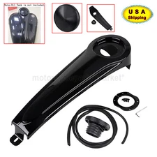 Stretched Dash Panel&Gas Tank Cap Cover For Harley Electra Glide Classic FLHTC