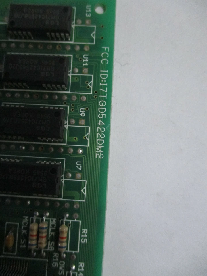 Cirrus Logic CL-GD5905-20DC-1.21 ISA AVGA3 VGA Video Graphics Card - Image 4 of 4