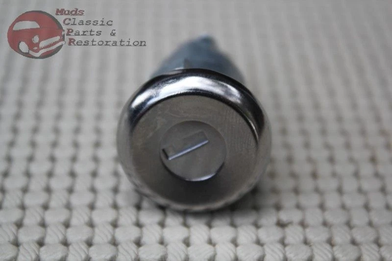 61-63 Cadillac Ignition Door Trunk Lock Cylinder Set Short Cylinder Flat Pawl - Image 3 of 4