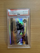 Jim Otto Signed Autographed 2006 Donruss Leaf Limited PSA/DNA 8 “100” 03/30