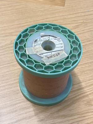 QUARKZMAN Kupferlackdraht 0.04mm 4471m - Isolierter Lackdraht Bis 155°C Für Transformatoren & DIY