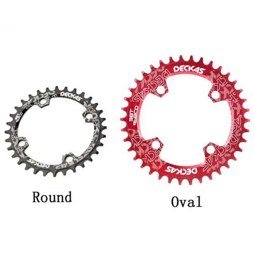 DECKAS MTB Bicycle 96BCD Chainring Mountain Bike Round Oval Chain Sprockets 38T - Picture 7 of 16