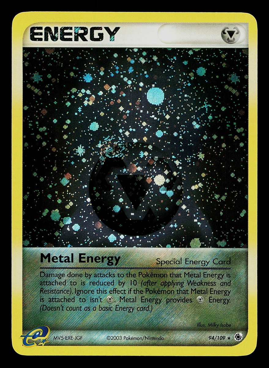Pokemon Card - Metal Energy EX Ruby Sapphire 94/109 e-League Pokemon Card - Metal Energy EX Ruby Sapphire 94/109 e-League