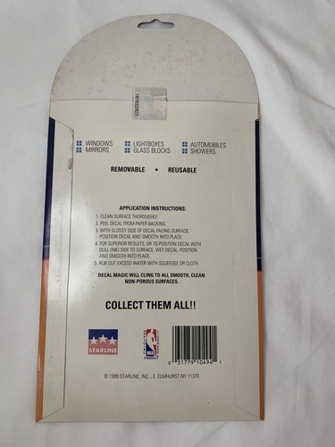 1995 Starline NBA Window Art Grant Hill - Picture 2 of 2