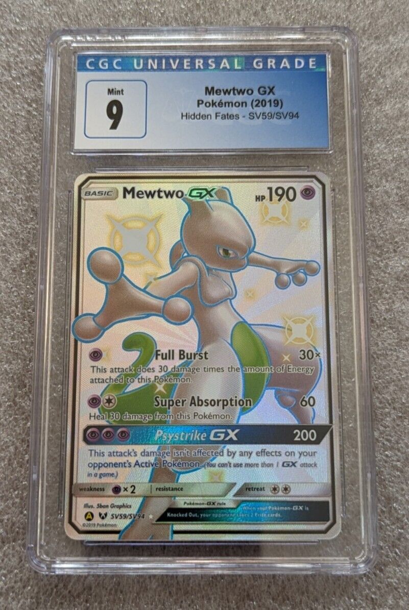 Mavin  PSA 9 Shiny Nihilego GX SV62/SV94 Hidden Fates Pokemon Card