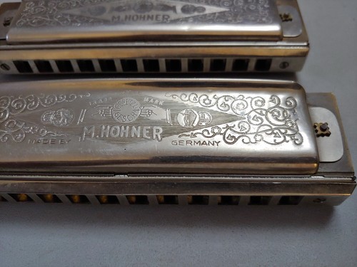 *Lot of 2* Vintage Hohner Super Chromonic 270 Harmonica C & G *Made In Germany* - Picture 11 of 21