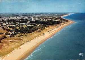 Details About France Ile De Re La Couarde Vue Densemble De La Plage Beach