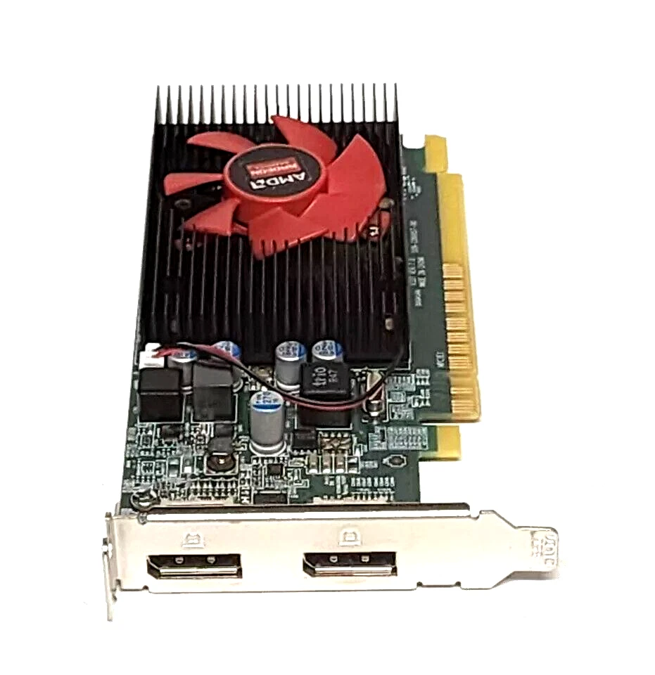 2GB DDR5 DUAL HDMI Video Card BUNDLE 2 DP to HDMI adapters. Dell HP SFF, low P - Image 4 of 4