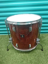 ⚡ Vintage Tama Superstar Super Mahogany 18"x 16" Floor Tom Made In Japan ⚡