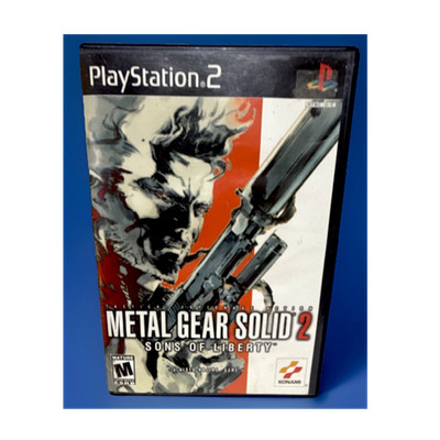 Konami Metal Gear Solid 2 Sons of Liberty PlayStation 2 Action NTSC Manual