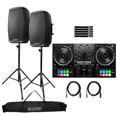 Hercules DJControl Inpulse 500 Controller with (2) AS-2115BT Speakers