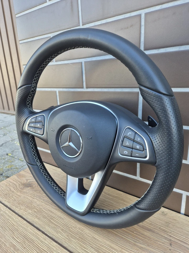 VOLANT MERCEDES VITO W447 CLASSE A W176 CLASSE B W246 CLA C117 CHANGEMENT DE ... - Photo 3/4