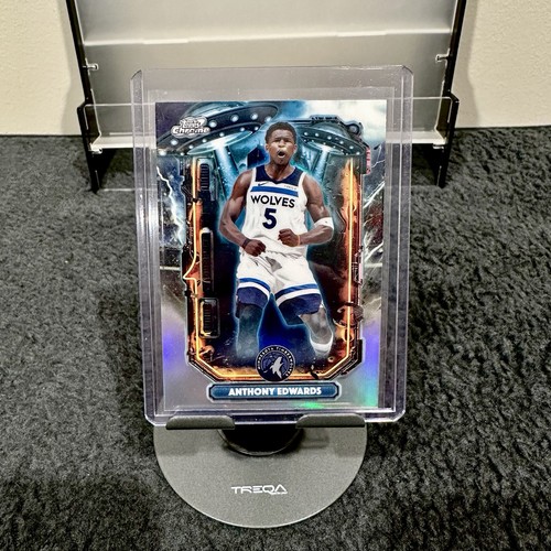 2025-26 Topps Cosmic Chrome Anthony Edwards Extraterrestrial Talent Refractor SP