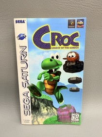 Croc: Legend of the Gobbos (Sega Saturn, 1997) Complete - Pristine Condition
