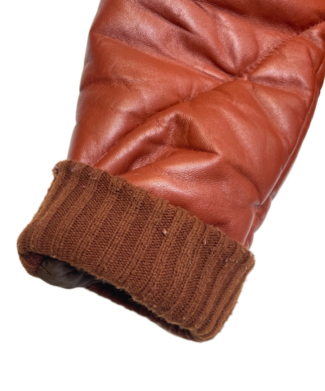 LESUEDE Suede Leather Jacket Genuine Leather Men's Size 38/97cm Brown - product detail image 6