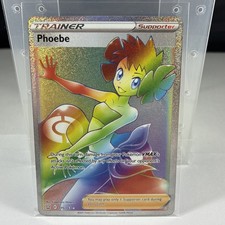 Phoebe 175/163 Battle Styles Rainbow Secret Rare Full Art Holo Pokemon TCG - NM on eBay