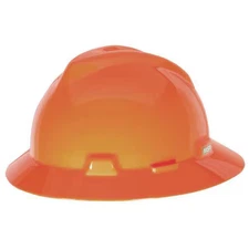 Msa Safety 489360 Hard Hat, V-Gard, Polyethylene, 4 Point Pinlock, Type 1,