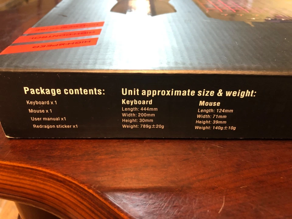 RedDragon | Gaming Essentials [Juego de teclado/ratón 2 en 1] Foto 4 de 4