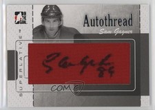 2007-08 ITG Superlative Autothread Silver 8/9 Sam Gagner #AT-SG Auto 0u8p