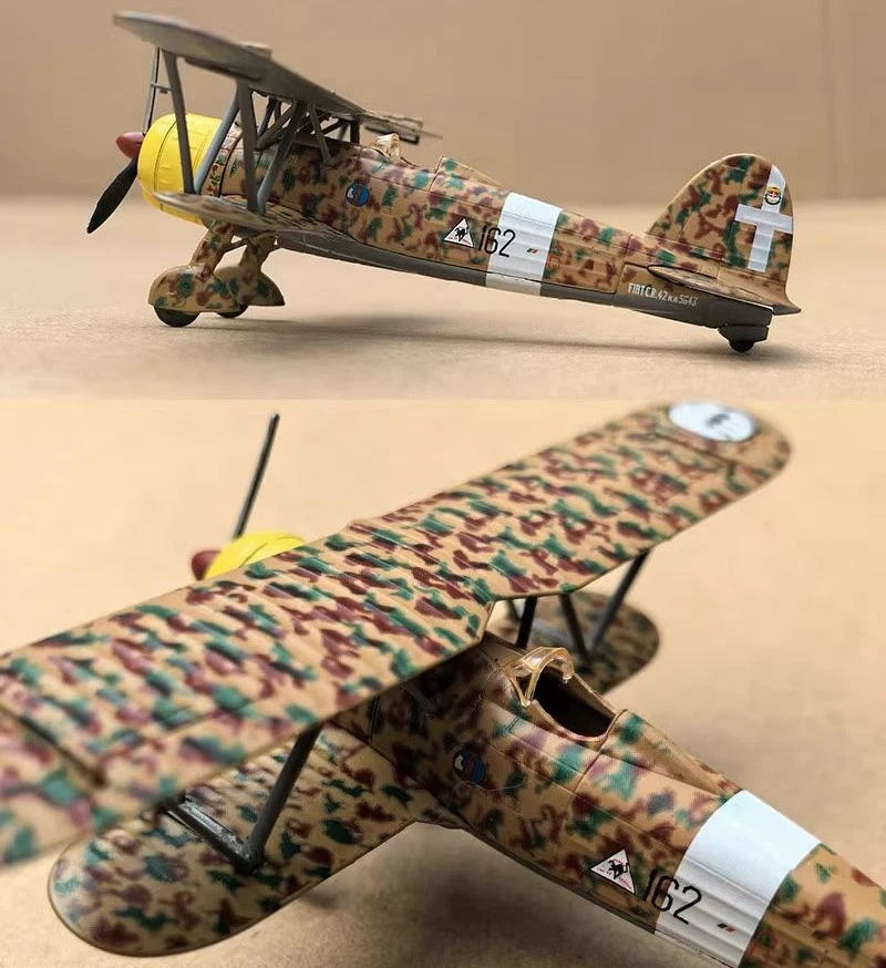Modellino militare pressofuso 1:72 collezione italiana FIAT CR.42 Falco... - Immagine 3 di 4