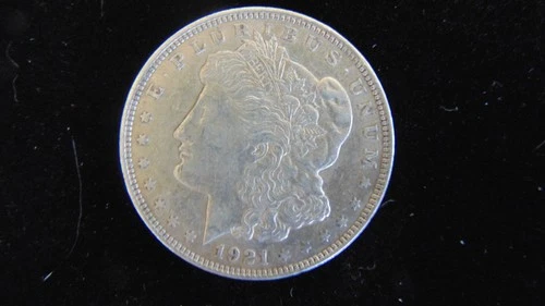 1921 D Morgan Silver Dollar $1 Choice Very Fine Coin #39