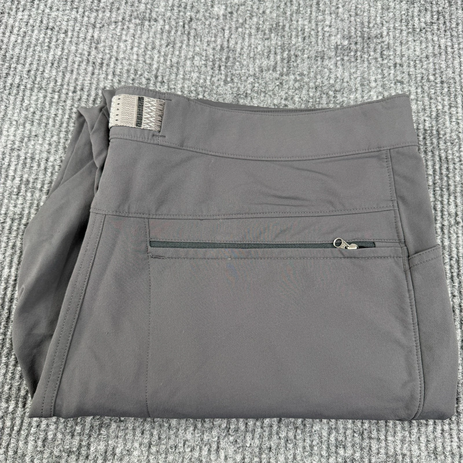 REI CoOp Activator V2 Soft Shell Pants Mens 40x30 Gray Hiking Belted Performance