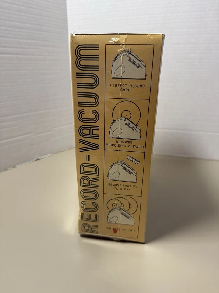 Vintage RONCO Record Vacuum LP Vinyl Cleaner  1976 NEW SEALED Rare As Seen on TV - Image 3 of 4