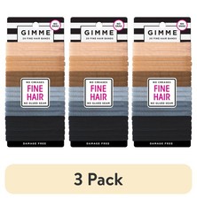 Ponytail Hair Ties for Fine Thin Hair, Soft Snag Free Elastic Hair Bands,