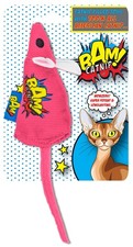 James & Steel Bam Catnip PINK Mouse