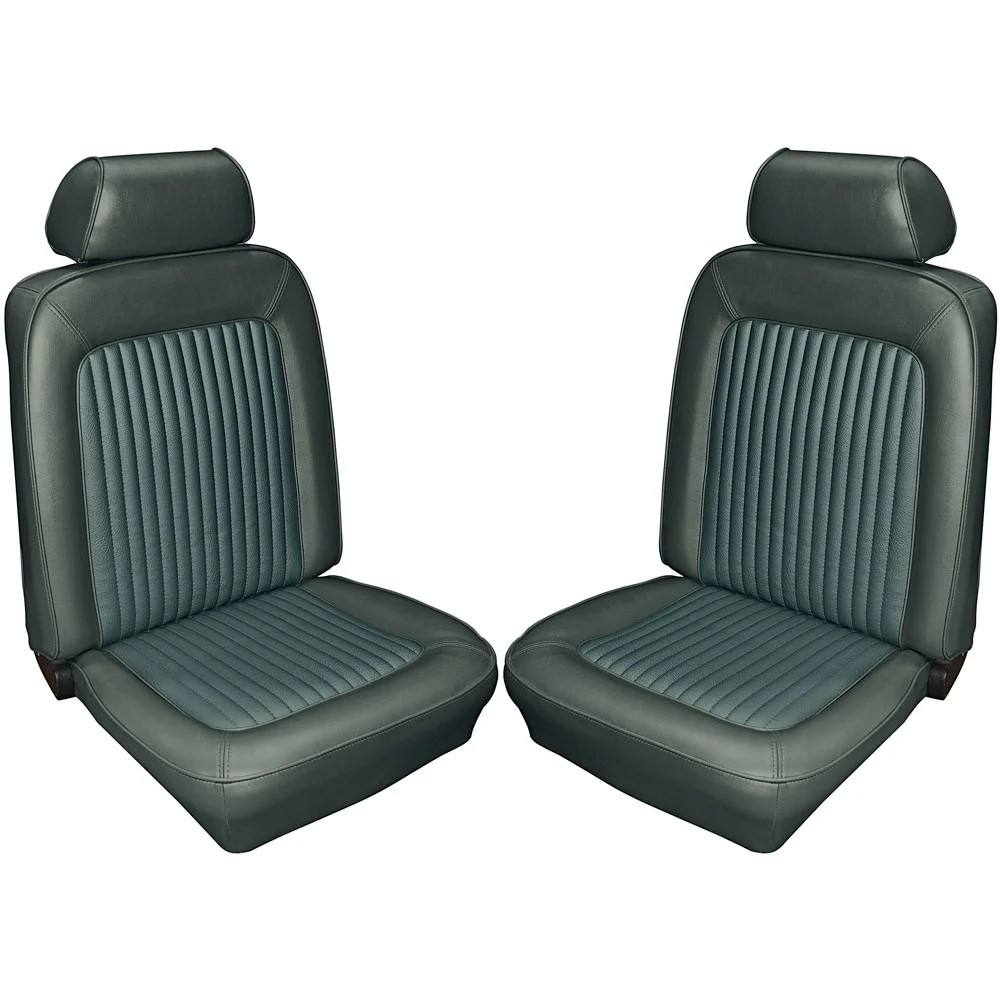 TMI Premium Upholstery Front Buckets Dark Ivy Gold Standard Interior Coupe/Co...