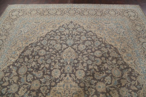 Traditional Distressed Large Area Rug 10x14 ft Hand-knotted Wool Vintage Carpet - Picture 15 of 23