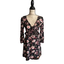 American Eagle Outfitters 3/4 Sleeve Floral Dress Size Small