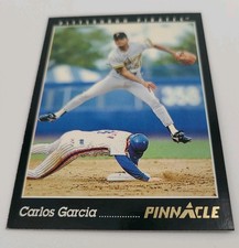 1993 Score Carlos Garcia #558 Pinnacle Pittsburgh Pirates Baseball Card
