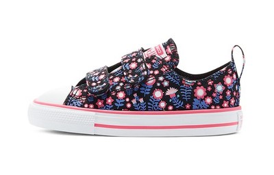 (TD) Converse Chuck Taylor All Star Low Top Flowered Purple/... 770217C