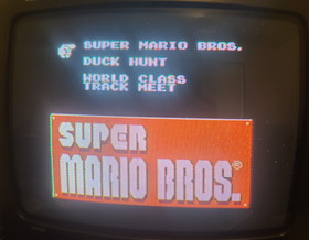 Super Mario Bros. / Duck Hunt / World Class Track Meet Nintendo NES Cart Only