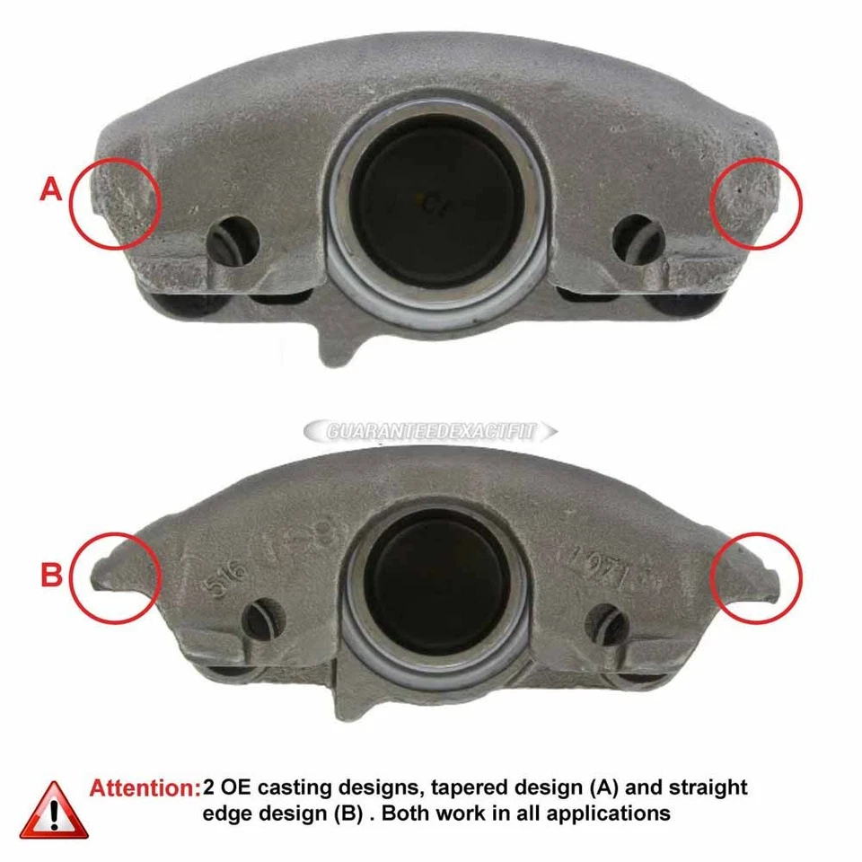Pinza de freno delantera derecha centrada TCP para Buick Park Avenue y Cadillac DeVille Foto 3 de 4