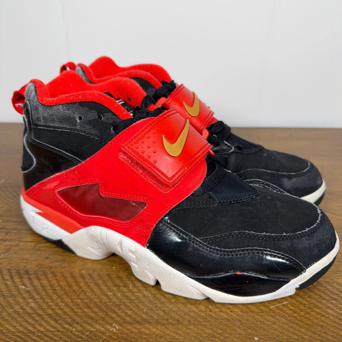 Nike Air Diamond Turf Shoes Mens 8.5‎ Black Gamma Orange 2013 Deion Sanders The OG  main image 4