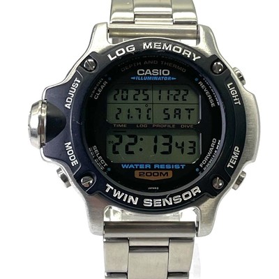 CASIO Pro Trek DEP-610 Diver Log Memory Diving King Twin Sensor Working