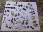 Vintage Jewelry lot, some silver, Trifari, Czechoslov , w germany, Hedy ++ MORE