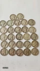 1945 Mercury Dimes lot of 27