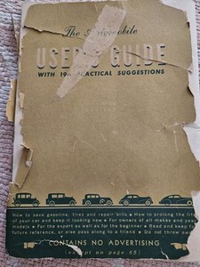 1940's General Motors User's Guide Booklet