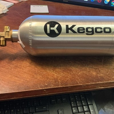 KEGCO 5lb Aluminum Cylinder Co2 Tank Compressed Gas Air Cylinder