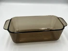 Vintage Pyrex Amber Glass Loaf Pan, 1.5L model number 213